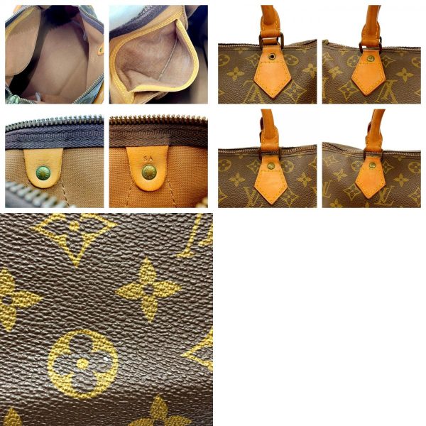 172836 10 c Louis Vuitton Monogram Speedy 30 Handbag Brown