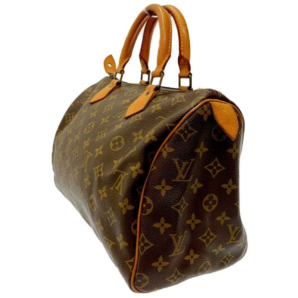 172836 3 Louis Vuitton Monogram Speedy 30 Handbag Brown