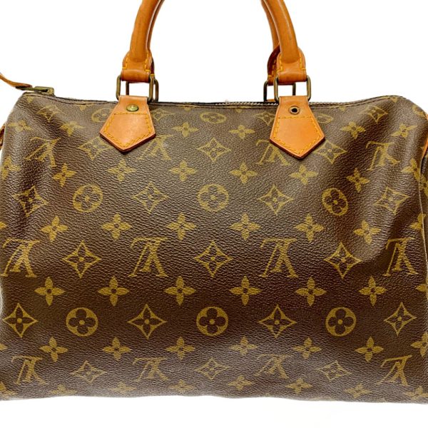 172836 4 Louis Vuitton Monogram Speedy 30 Handbag Brown