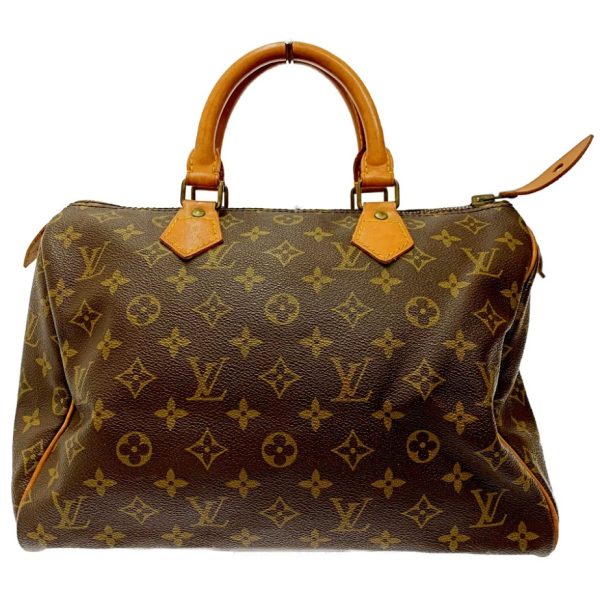 172836 5 Louis Vuitton Monogram Speedy 30 Handbag Brown