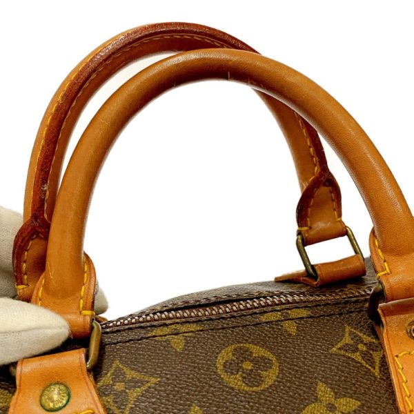 172836 8 Louis Vuitton Monogram Speedy 30 Handbag Brown