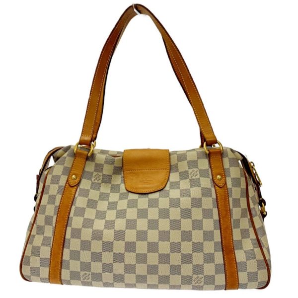 172844 5 Louis Vuitton Damier Azur Streza PM Shoulder Bag Beige