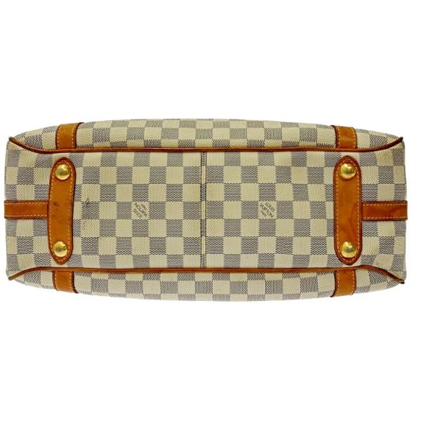 172844 6 Louis Vuitton Damier Azur Streza PM Shoulder Bag Beige