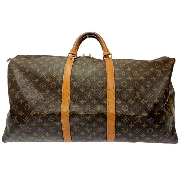 172847 1 Louis Vuitton Monogram Keepall 60 Boston Bag Brown