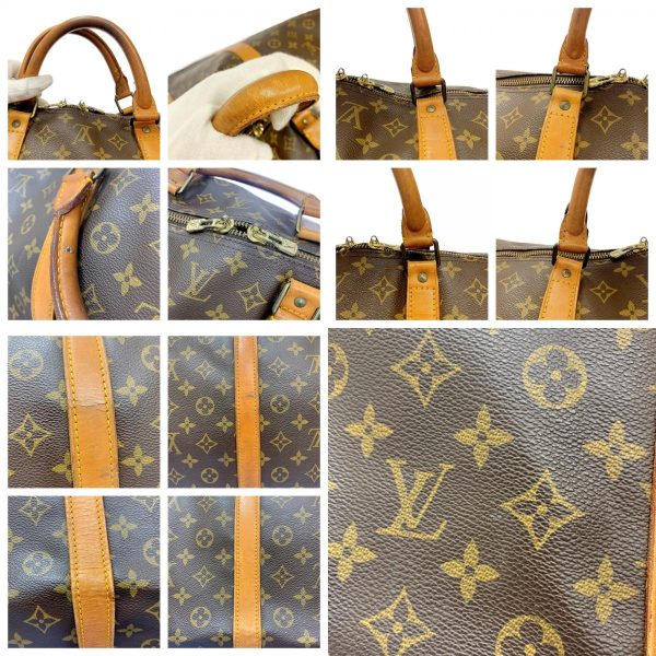 172847 10 c Louis Vuitton Monogram Keepall 60 Boston Bag Brown