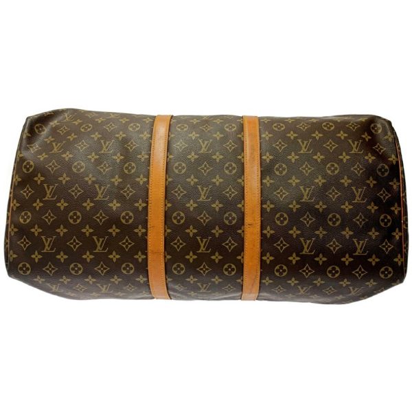 172847 5 Louis Vuitton Monogram Keepall 60 Boston Bag Brown