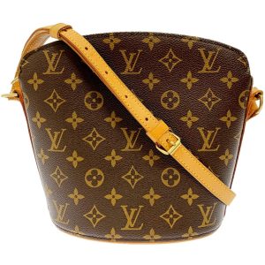 172907 1 Louis Vuitton Portefeuil Clemence Bag Damier Ebene Brown