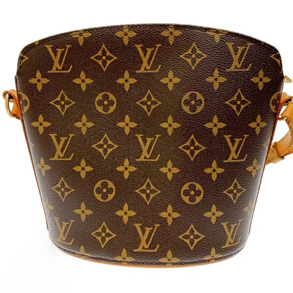 172907 4 Louis Vuitton Monogram Drouot Shoulder Bag Brown