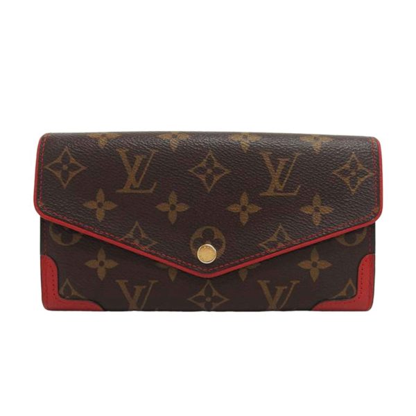 17296 1 Louis Vuitton Portefeuille Sala Retiro Wallet Monogram Canvas Brown