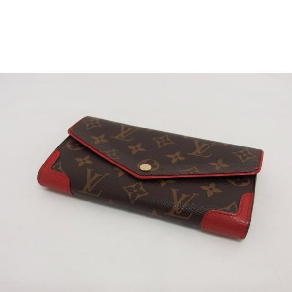 17296 3 Louis Vuitton Portefeuille Sala Retiro Wallet Monogram Canvas Brown