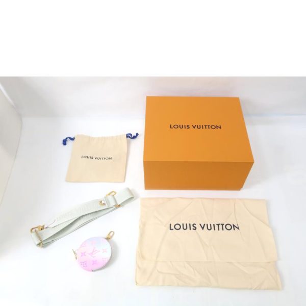 17317 10 Louis Vuitton On the Go PM Monogram Pastel Brown