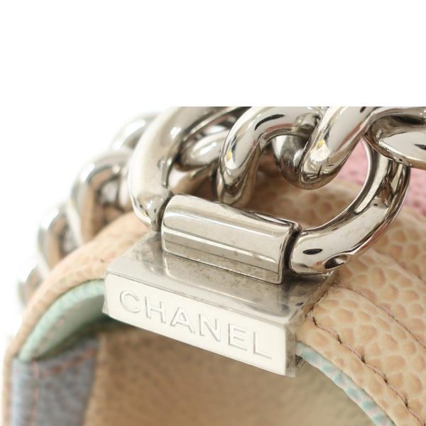 17324 11 Chanel Boy Chanel Chain Shoulder Bag Pastel