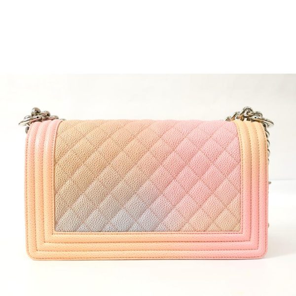 17324 2 Chanel Boy Chanel Chain Shoulder Bag Pastel