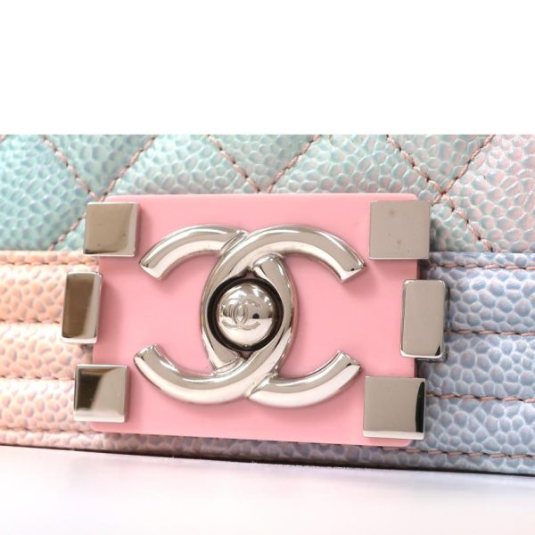 17324 6 Chanel Boy Chanel Chain Shoulder Bag Pastel