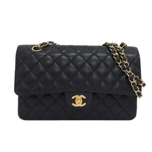 17333 1 Chanel Caviar Agenda Bag Black