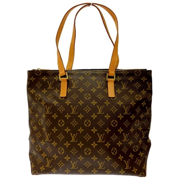 173434 1 Louis Vuitton Monogram Cabamezzo Tote Bag Brown