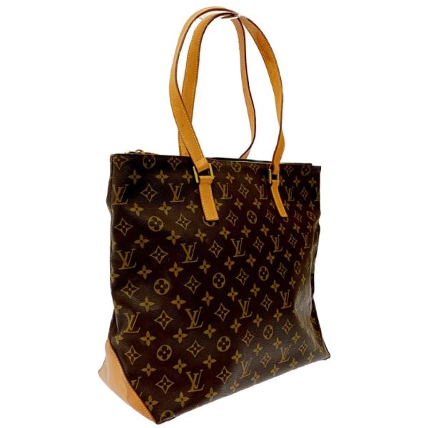 173434 2 Louis Vuitton Monogram Cabamezzo Tote Bag Brown