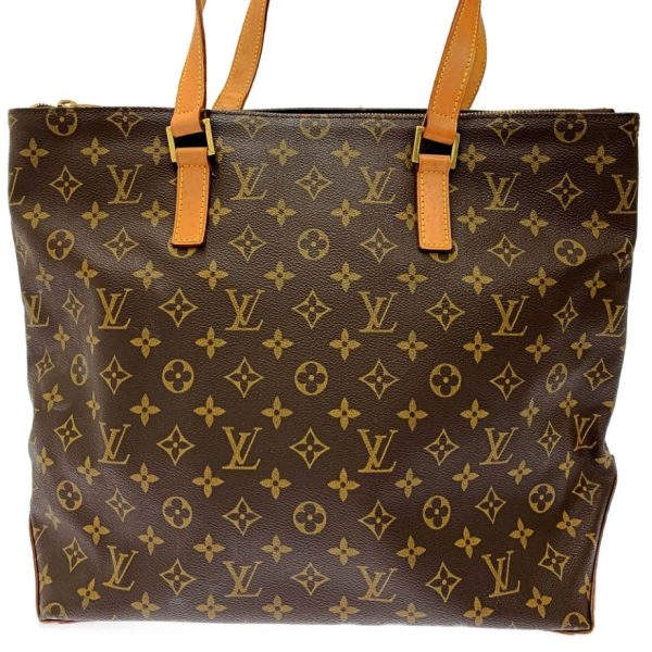 173434 4 Louis Vuitton Monogram Cabamezzo Tote Bag Brown