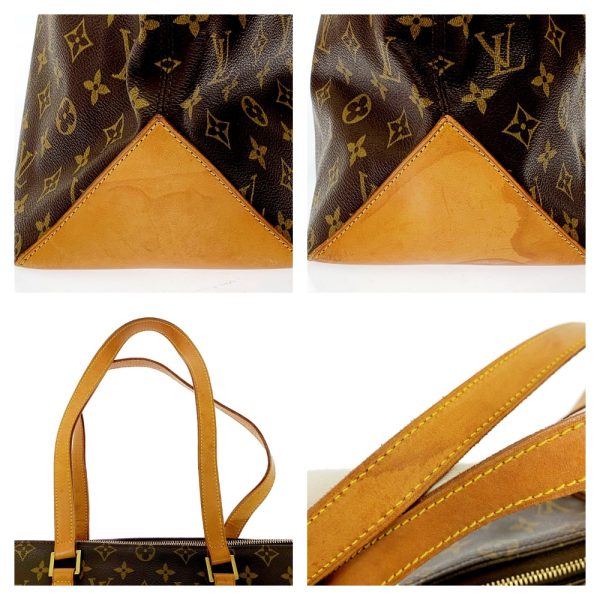 173434 8 Louis Vuitton Monogram Cabamezzo Tote Bag Brown