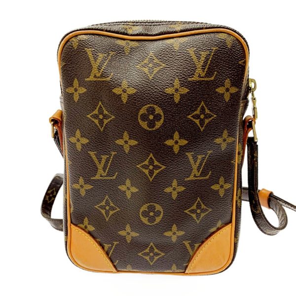 173624 4 Louis Vuitton Monogram Danube Shoulder Bag Brown