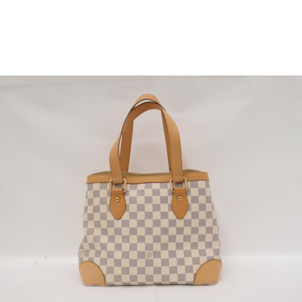 17364 2 Louis Vuitton Hampstead PM Bag Damier Azur White