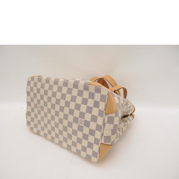 17364 3 Louis Vuitton Hampstead PM Bag Damier Azur White