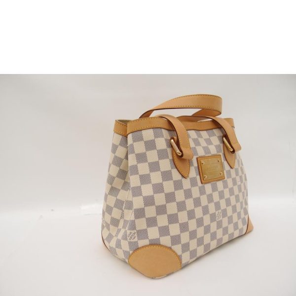 17364 4 Louis Vuitton Hampstead PM Bag Damier Azur White