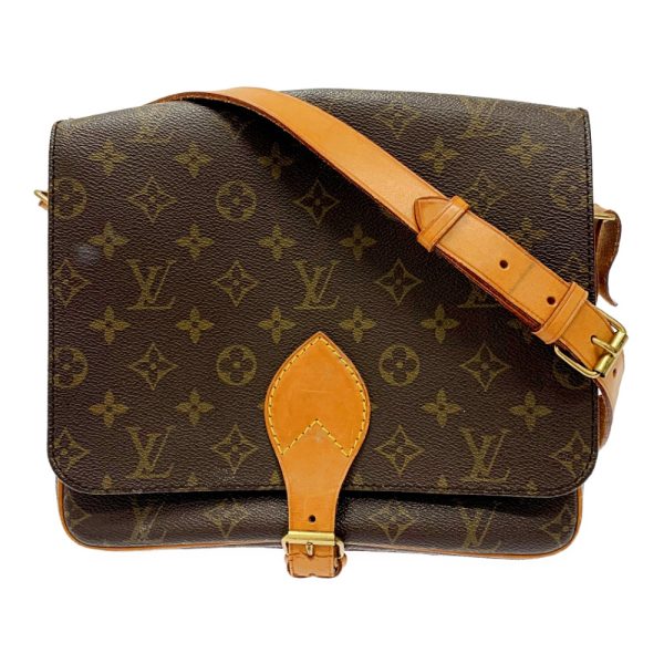 173758 1 Louis Vuitton Monogram Cartesier GM Shoulder Bag Brown