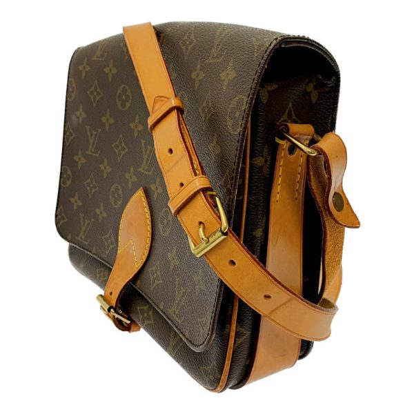 173758 3 Louis Vuitton Monogram Cartesier GM Shoulder Bag Brown