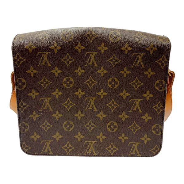 173758 4 Louis Vuitton Monogram Cartesier GM Shoulder Bag Brown