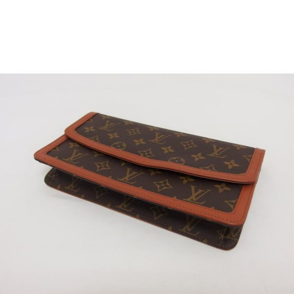 17418 3 Louis Vuitton Pochette Dame PM Bag Monogram Canvas Brown