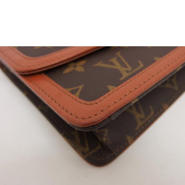 17418 8 Louis Vuitton Pochette Dame PM Bag Monogram Canvas Brown