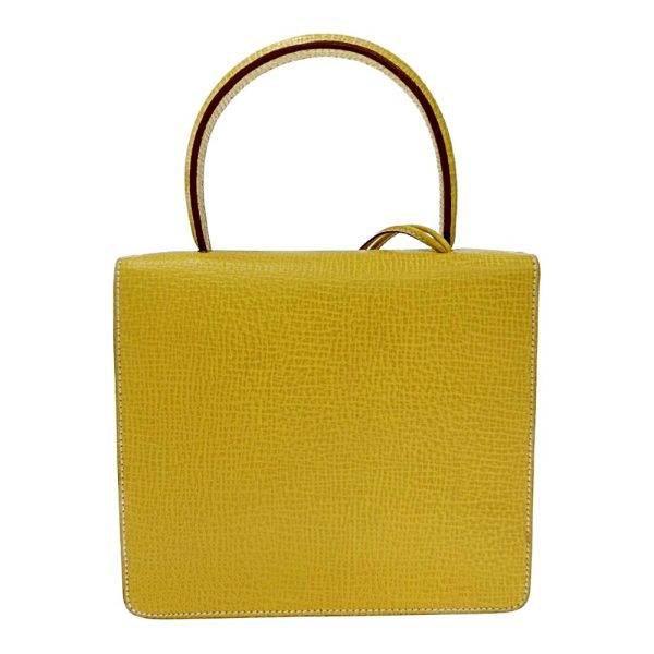 174255 4 Loewe Leather Barcelona 2 Way Handbag Yellow