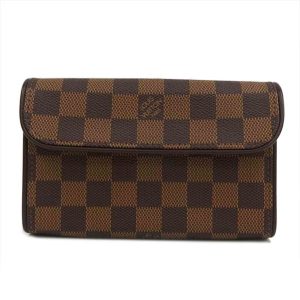 17500 1 Louis Vuitton Pochette Florentine Bag Damier Ebene Brown