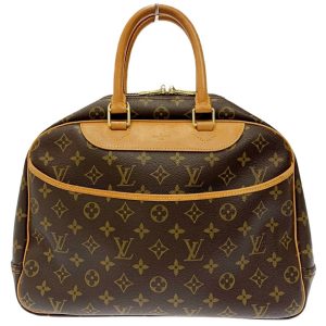 175111 1 Louis Vuitton Trouville Monogram Satchel Bag Brown