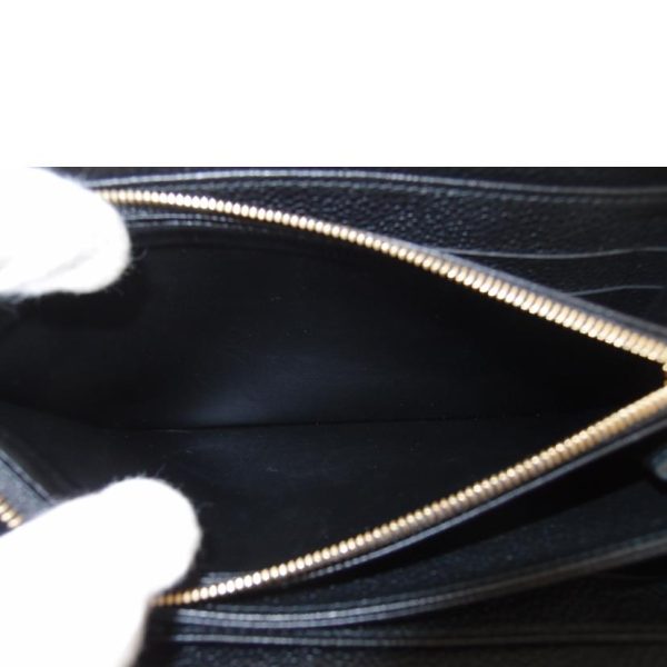 17519 5 Louis Vuitton Zippy Wallet Bag Empreinte Noir