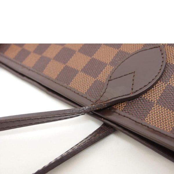 17524 9 Louis Vuitton Neverfull MM Bag Damier Ebene Brown