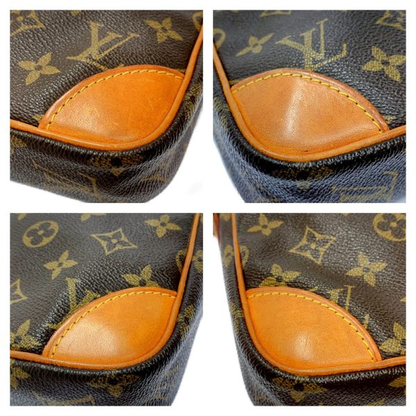 175355 7 Louis Vuitton Monogram Danube Shoulder Bag Brown