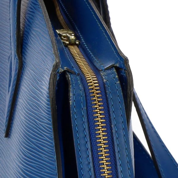 17593 9 Louis Vuitton Saint Jacques Shopping Bag Epi Toledo Blue