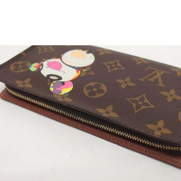 17616 9 Louis Vuitton Portomone Gip Wallet Monogram Panda Brown