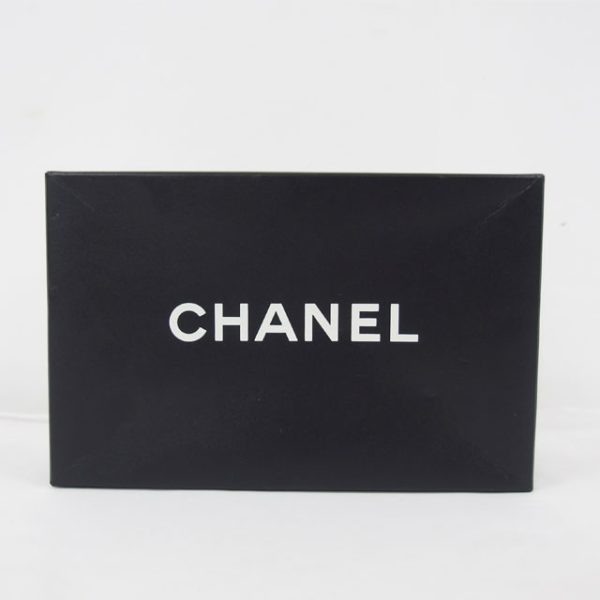 17630 f Chanel Lambskin Chain Shoulder Bag Black