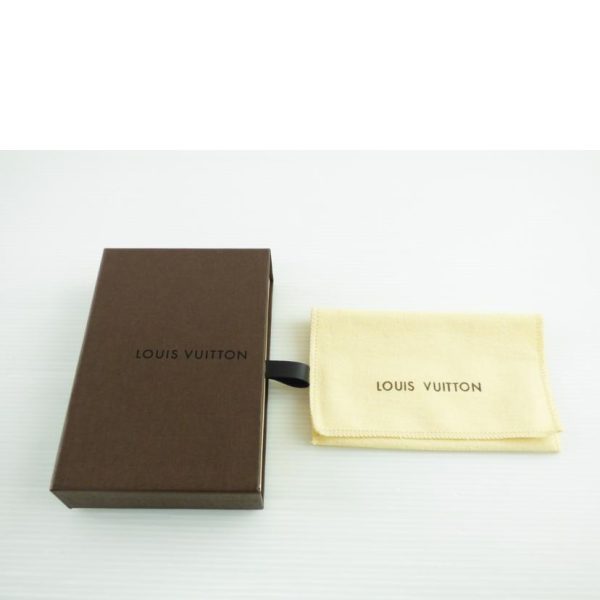 17645 8 Louis Vuitton Portomone Satin Monogram Satin Wallet Brown