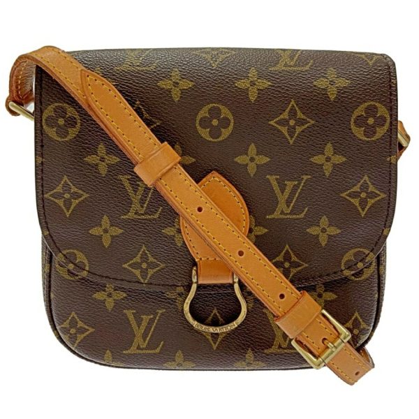 177607 1 Louis Vuitton Monogram Saint Cloud MM Shoulder Bag Brown