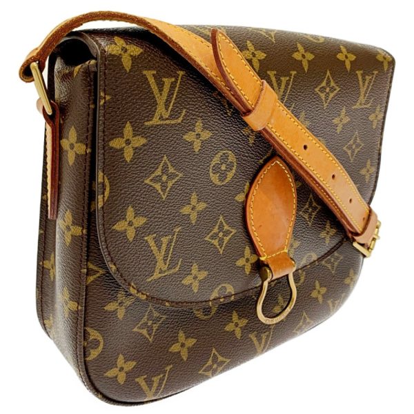 177707 2 Louis Vuitton Monogram Saint Cloud GM Shoulder Bag Brown