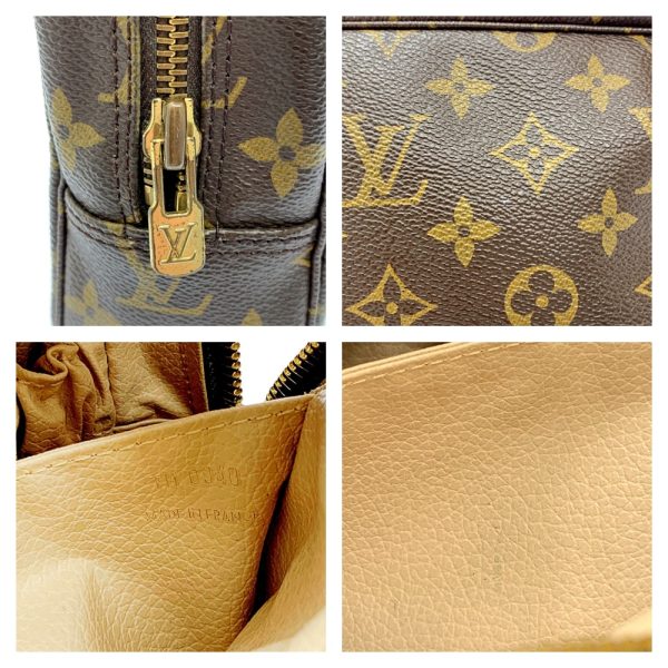 178087 7 Louis Vuitton Monogram True Toilet 23 Shoulder Bag Brown