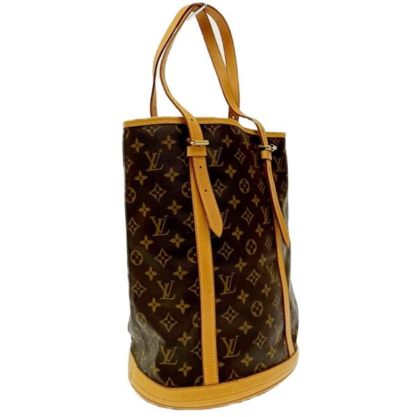 178244 2 Louis Vuitton Monogram Bucket GM Shoulder Bag Brown