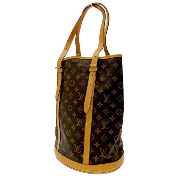 178244 3 Louis Vuitton Monogram Bucket GM Shoulder Bag Brown