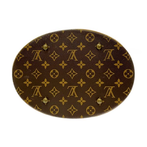 178244 6 Louis Vuitton Monogram Bucket GM Shoulder Bag Brown