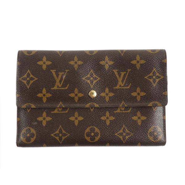 17839 1 Louis Vuitton Pochette Passport Trifold Wallet Brown