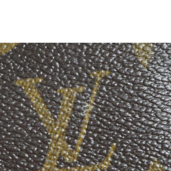 17839 10 Louis Vuitton Pochette Passport Trifold Wallet Brown